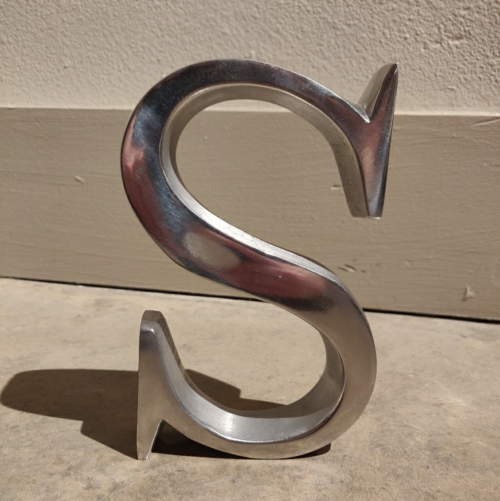 Silver Letter S